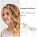 IYOU Flower Girl Headband Gold Crystal Headpiece Communion Wedding Hair Vines Bridal Hair Accessories for Girls - Buy Online on SooperMarket.com