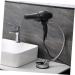 Alipis Adjustable Blow Bathroom Storage Suction Hair Stand Cup Steel Holder Dryer Rack Hands - Buy Online on SooperMarket.com