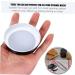 IMIKEYA 16pcs Mason Jar Lids Mason Bottle Lid Canning Jar Caps Sealing Caps Glass Jar Top Metal Lids Black Regular Mouth Mason Jar Lid Bulk Jars Canners for Tinplate Glass Bottle One Body 7.00X7.00X1.50CM Black - Buy Online on SooperMarket.com