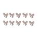 SANWOOD 10pcs/set Nail Ornament DIY Jewelry Glitter Varnish Manicure Nails Art Accessories for Female Nail Art Decoration D