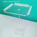Yosoo Health Gear Hair Extension Display Stand Square Top Hair Extension Stand Sturdy Acrylic Braiding Hair Hanger Rack Transparent Clear Hair Extension Holder Organiser for Home Salon - Buy Online on SooperMarket.com