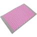 Acupuncture Massage Yoga Mat & Pillow Set for Back Neck & Sciatic Nerve Pain - Light Gray Pink Buckle - Buy Online on SooperMarket.com