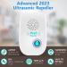 Toyukia 2023 Dual Ultrasonic Pest Repeller 8 Pack - Electronic Control for Insects, Roaches, Spiders, Mice - Indoor Mosquito Repellent for Home, Kitchen, Office, Warehouse, Garage (White) - Buy Online on SooperMarket.com