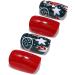 Brishow Christmas Snow Press on Nails - Antler Short Red Fake Nails 24pcs - Buy Online on SooperMarket.com