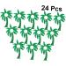 Cabilock 24pcs Diy Lollipop Card Coconut Tree Lollipop Paper Lollipop Decor Candy Packaging Card Candy Holder Party Lollipop Holder Glitter Candy Bags Pineapple Decorations - Buy Online on SooperMarket.com
