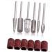 minkissy 1 Set Set Simple Designs Durable Nail Set Manicure Tool Kit Nail Drill for Gel Nails Nail Drill Sanding Bands Nail Polishing Bit Sanding Ring Bands Nail Polishing Tool File medium Assorted Color - Buy Online on SooperMarket.com