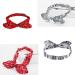 2PCS Red White Paisley Print Bandana Headband Set for Girls and Women - Buy Online on SooperMarket.com