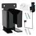 Jingling toothbrush and razor holder toothbrush and razor holder for the shower |Toothbrush and razor holder electric shed holder self-adhesive electrician organizer black