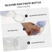 Ibasenice 3-Pack Silicone Grain Feeder Bottles | Muesli & Rice Cereal Feeding | Baby-Friendly 21x5x5cm | International Shipping Available - Buy Online on SooperMarket.com