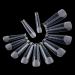 BNG 120 Pcs Frosted Dual Nail Forms - Professional Polymer Gel Nails Extension Molds for Quick Building and Full Cover Acrylic Nails - Buy Online on SooperMarket.com