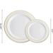 125 Piece Gold Dinnerware Party Set - Elegant Disposable Plates and Silverware for 25 Guests - Perfect for Weddings and Birthday Parties - Buy Online on SooperMarket.com