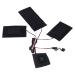 Pilipane electrical heating pillows for clothing with adjustable 3 gears electric heating cushions 3-in-1-USB composite fiber-lectric heating pillows waterproof heating pillows for winter camping hiking