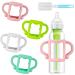 4-Pack Baby Bottle Handles for Dr Brown Narrow Baby Bottles MARFOREVER Bottle Holder for Baby Self Feeding Soft Silicone Bottle Handles Baby Bottle Holder with Easy Grip Handle No-Slip BPA-Free