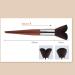 Verdant Touch Jaw Contour Brush Fishtail Head Jaw Line Contour Brush Fiber Hair Makeup Artist Cosmetic Tool - Buy Online on SooperMarket.com