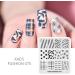 Alexnailart Nail Stamping Plate - Fashion 075 | Premium Nail Art Transfer Stencils for DIY Manicure - Buy Online on SooperMarket.com