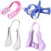 4 Pieces Nose Up Lifting Clips Nose Clip On Safety Silicone Nose lifter Nose Bridge Slimming Clips Beauty Clip Tool Set for Women