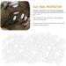 Zerodis 100 Pcs Cat Nail Cover Protector Soft Pet Nail Cap Cover Safe Anti Scratch Dog Paw Claw Protector Covers Claw Care for Cats Dogs (L-white) L white - Buy Online on SooperMarket.com