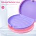 Annhua Retainer Case Denture Container Mouthguard Storage Box with Magnetic Closure False Teeth Container Denture Box Blue - Buy Online on SooperMarket.com