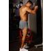 Ouber Men's 2 Running Shorts with Liner - Grey Large | Workout & Gym Shorts - Buy Online on SooperMarket.com