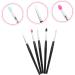 FOYTOKI 5pcs Silicone Eyeshadow Brush Glitter Eyeshadow Stick Glitter Outfit Lip Brush Plastic Handle - Buy Online on SooperMarket.com