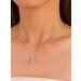 Anxiety Necklace for Women Men Breathing Calming Necklace for Anxiety Relief Mindful Breathing Stress Relief Meditation Relaxation Calming Down Silver - Buy Online on SooperMarket.com