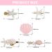 5-Piece Pearl Shell Starfish Hair Clip Set for Women - Beach Mermaid Hairpin Styling Accessories - Buy Online on SooperMarket.com