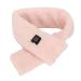 Removable electrically heated scarf washable warm-keep snack pillow with 3 temperature levels for comfortable neck care and shoulder relaxation (pink)
