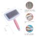 Crafterlife Small Animal Pet Grooming Kit - Shedding Slicker Brush, Massage Glove, Comb, Nail Clipper Trimmer - for Rabbit, Puppy, Kitten, Guinea Pig, Hamster, Ferret (Pink) - Buy Online on SooperMarket.com