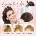 U-K 1pc Puff Hair Head Cushion Invisible Bump Up Volume Hair Base Fluffy Self Insert Hair Pad Sponge Clip Great for Women & Girls Nice and Professional - Buy Online on SooperMarket.com