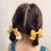 KERTFGOKU Yellow Hair Bows Clips for Girls - 2 PCS Cotton Ribbon Non Slip Hair Accessories for Baby Girls and Toddlers - Buy Online on SooperMarket.com