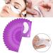 50 Pairs Hydrogel Eye Pads for Eyelash Extensions | Purple Under Eye Gel Patch | Prevent Fluttering & Protect Lower Lashes - Buy Online on SooperMarket.com