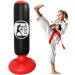 Kids Boxing Practice Set - Punching Bag for 3-8 Years with Gloves & Air Pump, Black - Buy Online on SooperMarket.com
