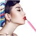Beavorty Eyebrow Brush mini Lip Flexible Lipstick Brush Retractable Lipstick Applicator Portable Eye travel makeup brush Lip Gloss Applicator with cover telescopic brush medium Pink - Buy Online on SooperMarket.com