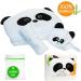 JM Organic Bamboo Hooded Baby Towel for Kids & Babies - 35x35 - Hypoallergenic & Absorbent - Newborn Essentials Gift Set with Washcloth & Laundry Bag - Buy Online on SooperMarket.com