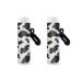 SCRAWLGOD Cow Print Lip Balm Holder Keychain Portable Lip Balm Sleeve keychain Chapstick Holder Secure and Nice Hand Feeling Set of 2 Cow Print 2