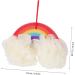 PLAFOPE 1pc Rainbow Bath Ball Body Scrub Sponge Bath Sponges for Cleaning Supply Tub for Newborn Mesh Shower Ball Body Wash Bath Rinser Soft Bath Sponges Wash Puff - Buy Online on SooperMarket.com