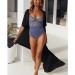 TUNUSKAT Women's Summer Kimono Cardigan | Lightweight Swimsuit Coverup | Open Front Solid Flowy Beach Top | XX-Large - Buy Online on SooperMarket.com