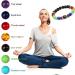7 Chakra Healing Bracelet Real Stones Healing Bracelet With Seven Chakra Plant pattern Good Luck Bracelets Health Bangle Lymphatic Drainage 8mm Lava Rock Beaded Handmade Teens Girls Boys 1Pcs-D - Buy Online on SooperMarket.com
