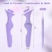 Catcan 5-in-1 Eyeliner Stencils for Eyes - Reusable Silicone Tool for Beginners - Purple - Buy Online on SooperMarket.com