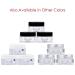 144 Pieces Beauticom 5G Clear Square Jars with Black Lids - BPA Free Containers for Scrubs Oils Creams & Lotions Ideal for International Shipping - Buy Online on SooperMarket.com