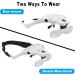 Magnifying Glasses Headset Wimayo Magnifying Glasses with Light and 5 Detachable Lenses(1X-3.5X) Headband Magnifier Magnifying Glasses for Jewellery Close Work Reading Watch & Electronic Repair - Buy Online on SooperMarket.com