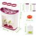Buy Squeeze Station - BPA Free Baby Food Squeezer with 10 Squeezing Bags - Perfect for Homemade Baby Food & High-Thorough Food - Buy Online on SooperMarket.com
