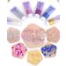 Chunky Glitter Gel - Festival Cosmetic Glitter for Face, Hair, Nails - Mermaid Sequins Liquid Eyeshadow - Long Lasting 50ml (#06 White) - Buy Online on SooperMarket.com