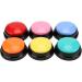 6 Pack Multicolored Language Recording Buttons - 30-Second Describable Pet Training & Creative Learning Gifts for Kids & Office Fun - Buy Online on SooperMarket.com