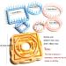 8pcs Frame Loom Kit with 4 Pom Pom Maker & Knitting Wool - Round/Square Looms Craft Kit - Instructions Included - Buy Online on SooperMarket.com