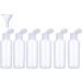 6 Pack Transparent Travel Bottles Set - 100 ML Leak-Proof with Funnel for Flights & Vacations - Buy Online on SooperMarket.com