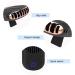 FILFEEL Eyelash Fan for Lash Extensions | Portable Bladeless USB Fan | Rechargeable Glue Dryer & Cooling Fan (Black - Buy Online on SooperMarket.com