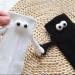 3D Couple Socks - Funny Magnetic Suction Design - Black & White 4 Pairs - Buy Online on SooperMarket.com