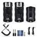 JJC 3-in-1 Wireless Flash Trigger & Shutter Remote Control with Two Receivers Kit for Nikon D850 D500 D5 D810 D810A D800 D700 D4s D4 D3 D3s D3X and Other Nikon Camera with 10-Pin Connector With Cable Replaces Nikon MC-30