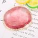 Polish Mix Palette Resin Nail Art Palette Paint Drawing Color Dish Golden Edge Resin Stone Paint Drawing Color Dish Manicure Nail DIY Tool(Red) - Buy Online on SooperMarket.com